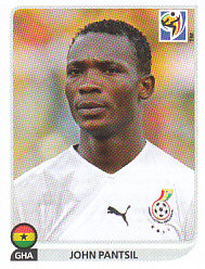 John Pantsil Ghana samolepka Panini World Cup 2010 #319